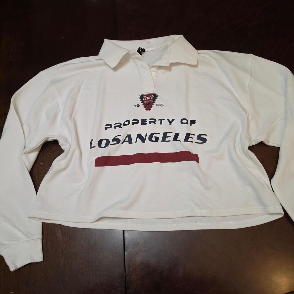 H&M Oversized Crop Polo - NWOT